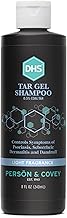 DHS Person & Covey T Gel Shampoo - Anti Dandruff, Mildly Scented Psoriasis Shampoo - 8 Fl. Oz. - Refined Coal Tar Gel Formula, Scalp Psoriasis, Deep Cleansing Rich Lather