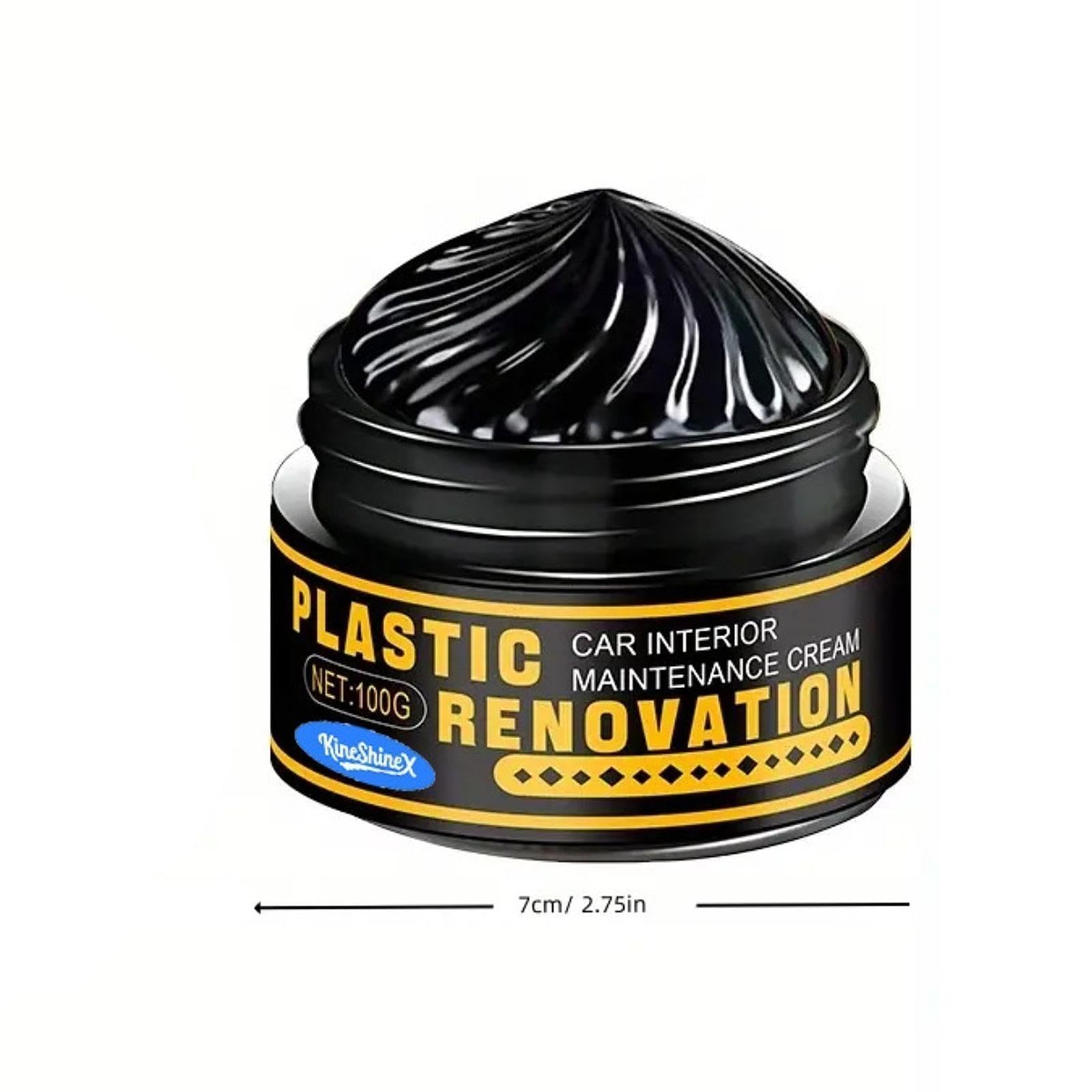 6X Pasta Restauradora de Neumáticos para Autos Crema Pulidora Restauradora Protección Prolongada Fácil Aplicación Adecuada para Autos Camionetas Motos