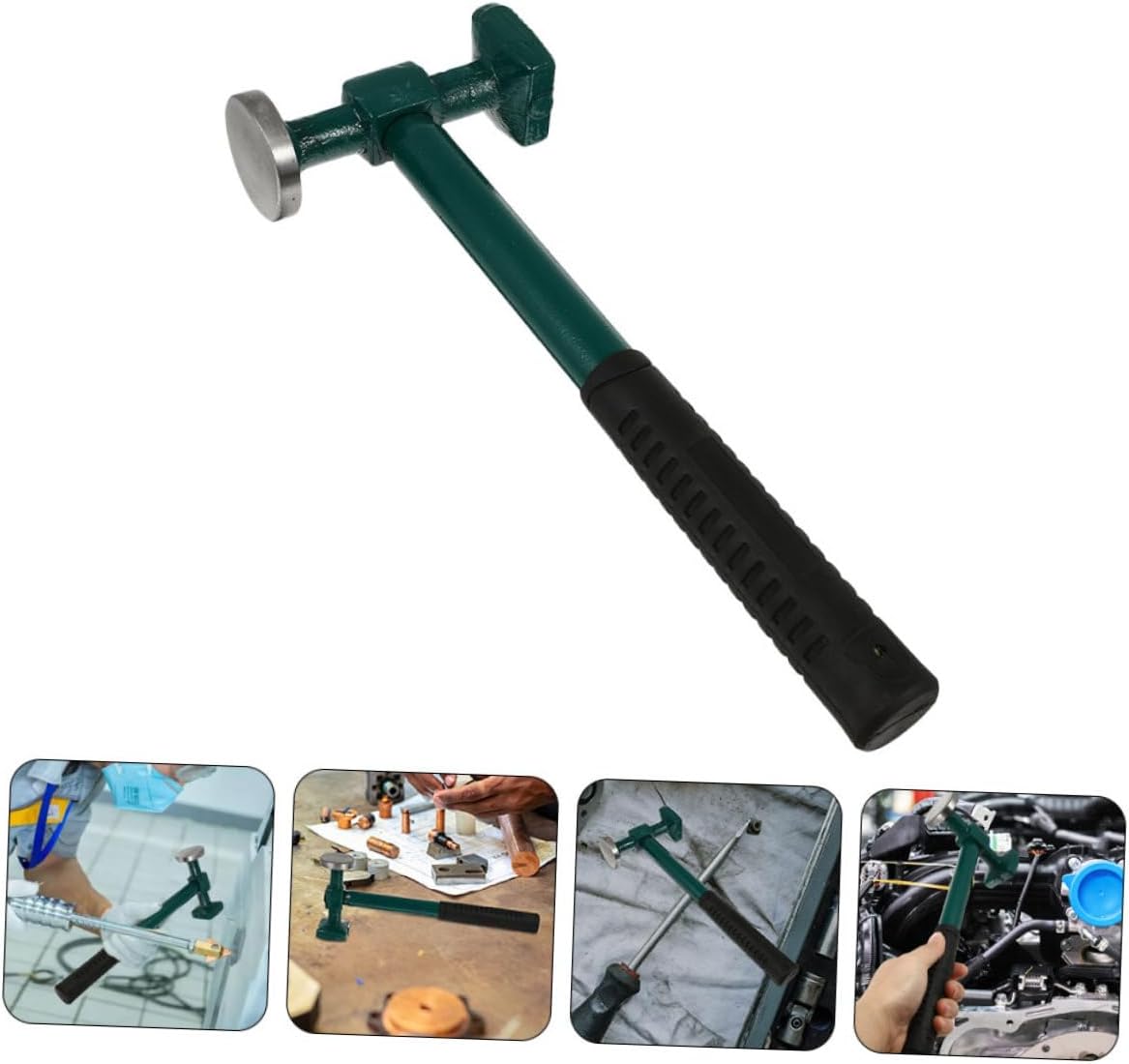 Zerodeko 2pcs Repair Sheet Metal Hammer Auto Body Panel Hammers for Vehicle Dent Repair for Car Body Restoration Construction