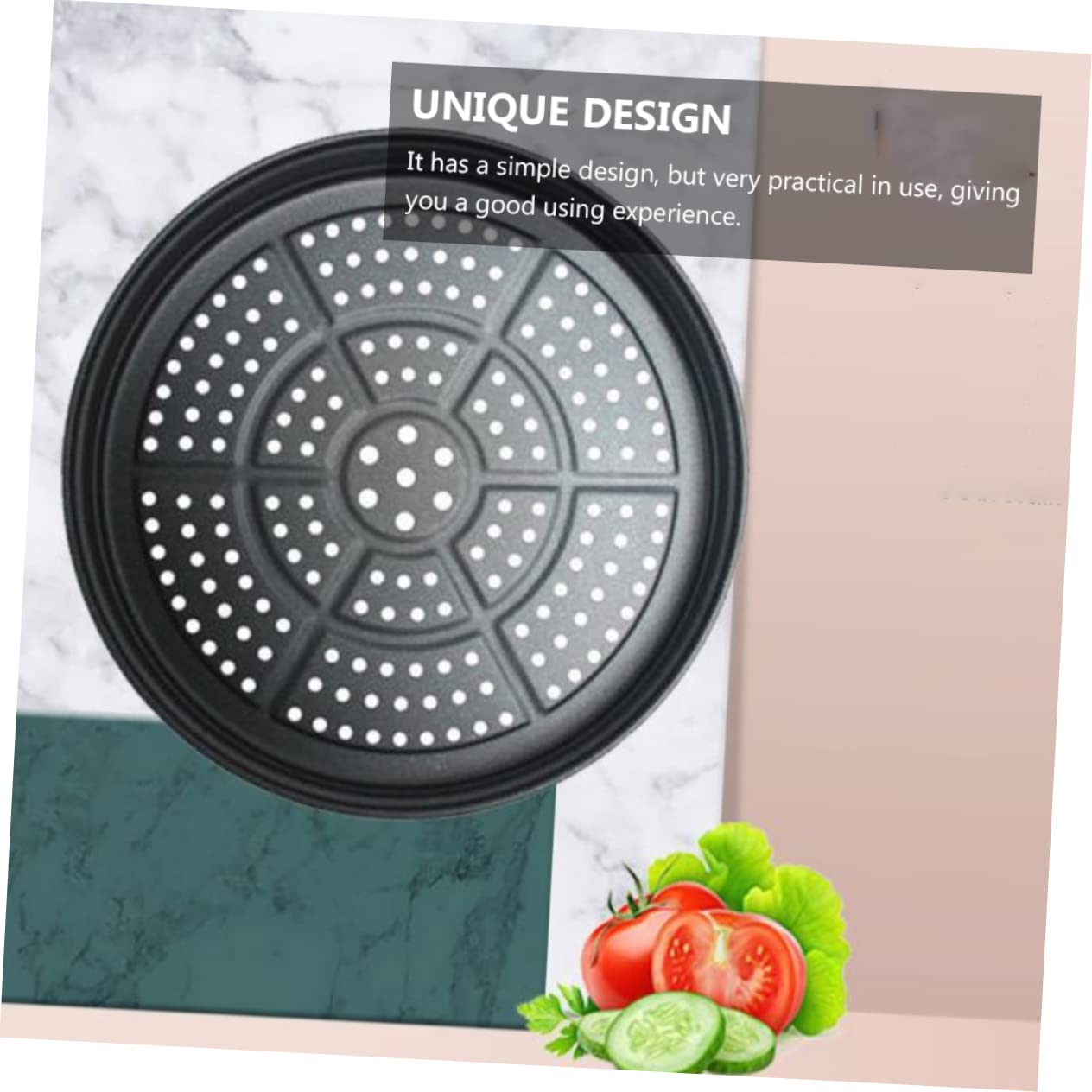 SHOWERORO Supporto Per Cottura a Vapore 30cm in Acciaio Inox Antiaderente Griglia Per La Cottura a Vapore Per La Casa Per Cucina Domestica e Pentole Multifunzione