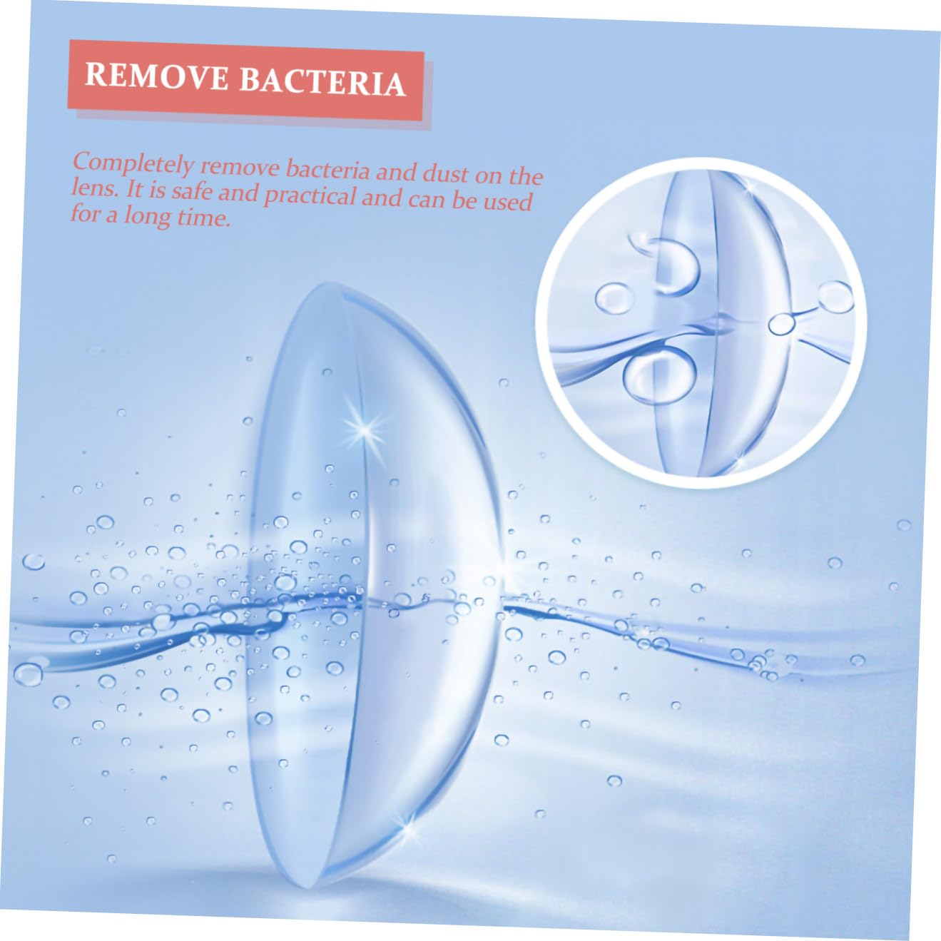 GLEAVI 1 Set Detergente Per Contatti Colorati Detergenti Elettrici Per Lenti Custodia Per Lenti a Contatto Lavavetri Automatico Plastica Ruotare Portatile Custodia Per Gli Occhiali