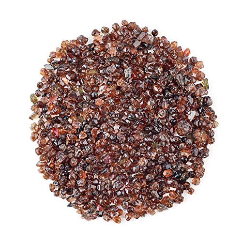 Infinitygemsart 30 Cts. Raw Champagne Garnet Loose Wholesale Bulk Stones, Birthstone, Natural Rough Gemstones, Diy & Jewelry Making Supply, Chakra Energy Healing Crystals, Gem Collection #TOP2