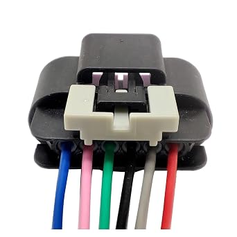 6 Pin Throttle Position Sensor Socket Accelerator Pedal Position Sensor Plug Rear/Wire Harness Plug KLOOKY(10PCS)