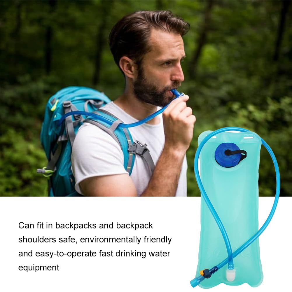 Bolsa De Agua para Mochila Hidratación,Bolsillo de Hidratación,2L Bolsillo de Agua,Bolsa de Agua Portátil,Vejiga de Hidratación,Bolsa de Agua para Exteriores,Trinkblase mit Schlauch
