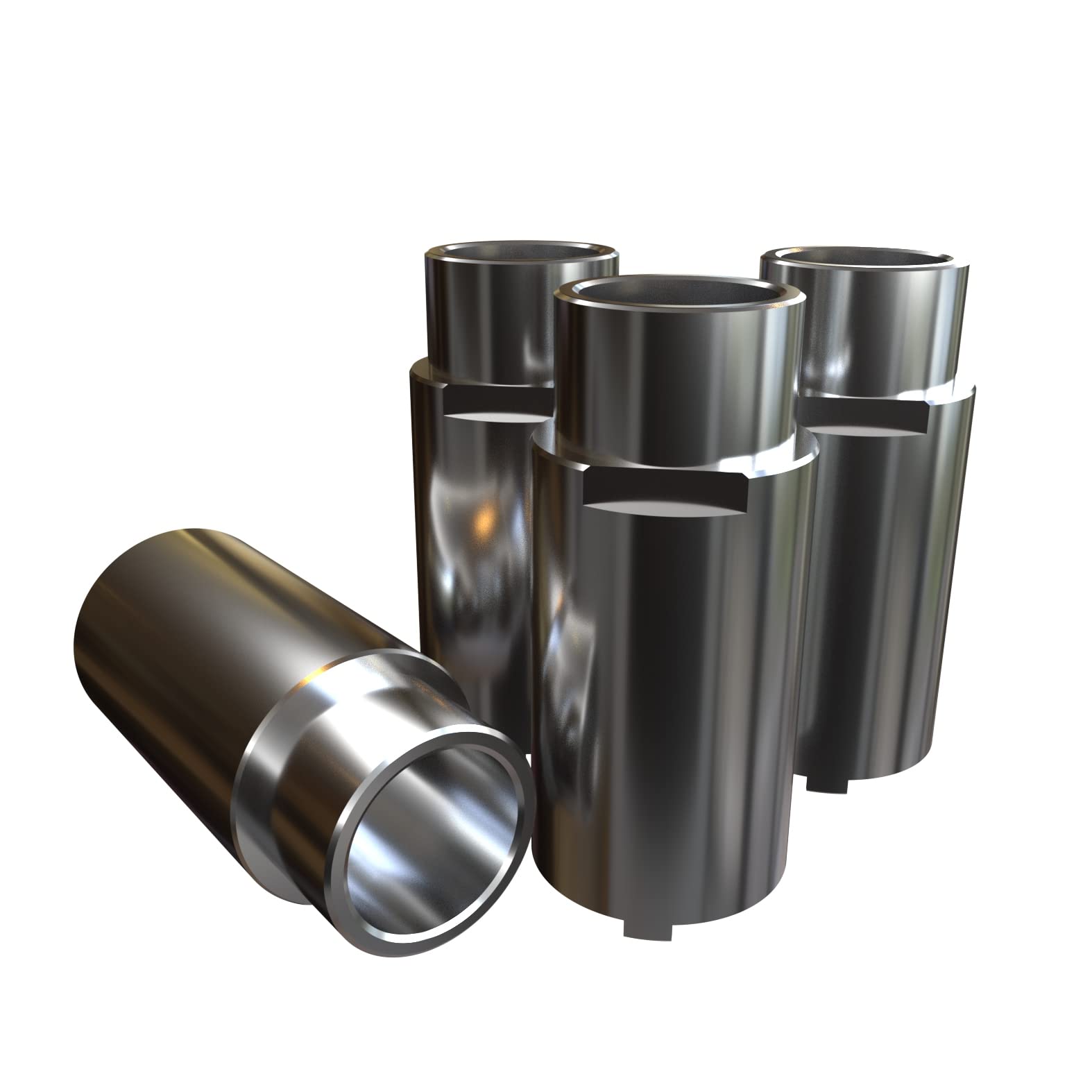 Produktbild von ProfiPaul Transportererhöhung – 38 Mm Durchmesser, H=150 Mm, Einschub 25 Mm, Stahl Vernickelt, Für Hebebühnen