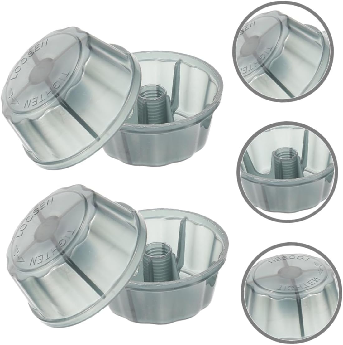 10pcs Fan Nut Caps Replacement Plastic Fan Fixed Nut Cover for 12-18 Inch Table and Accessories Parts