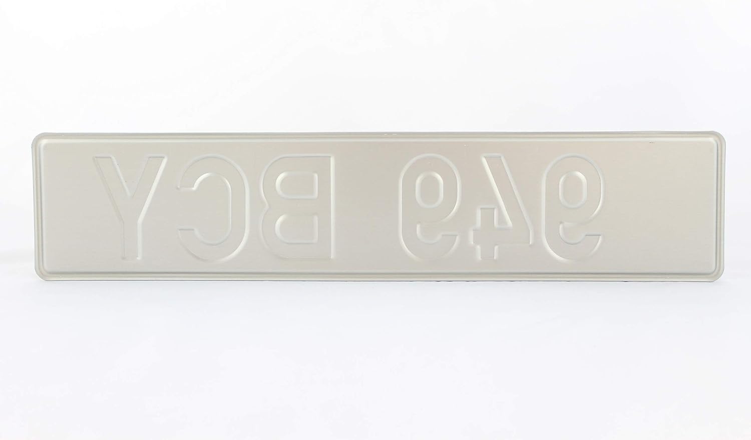 Estonia EST Euro European EU License Plate Number Plate Embossed Custom