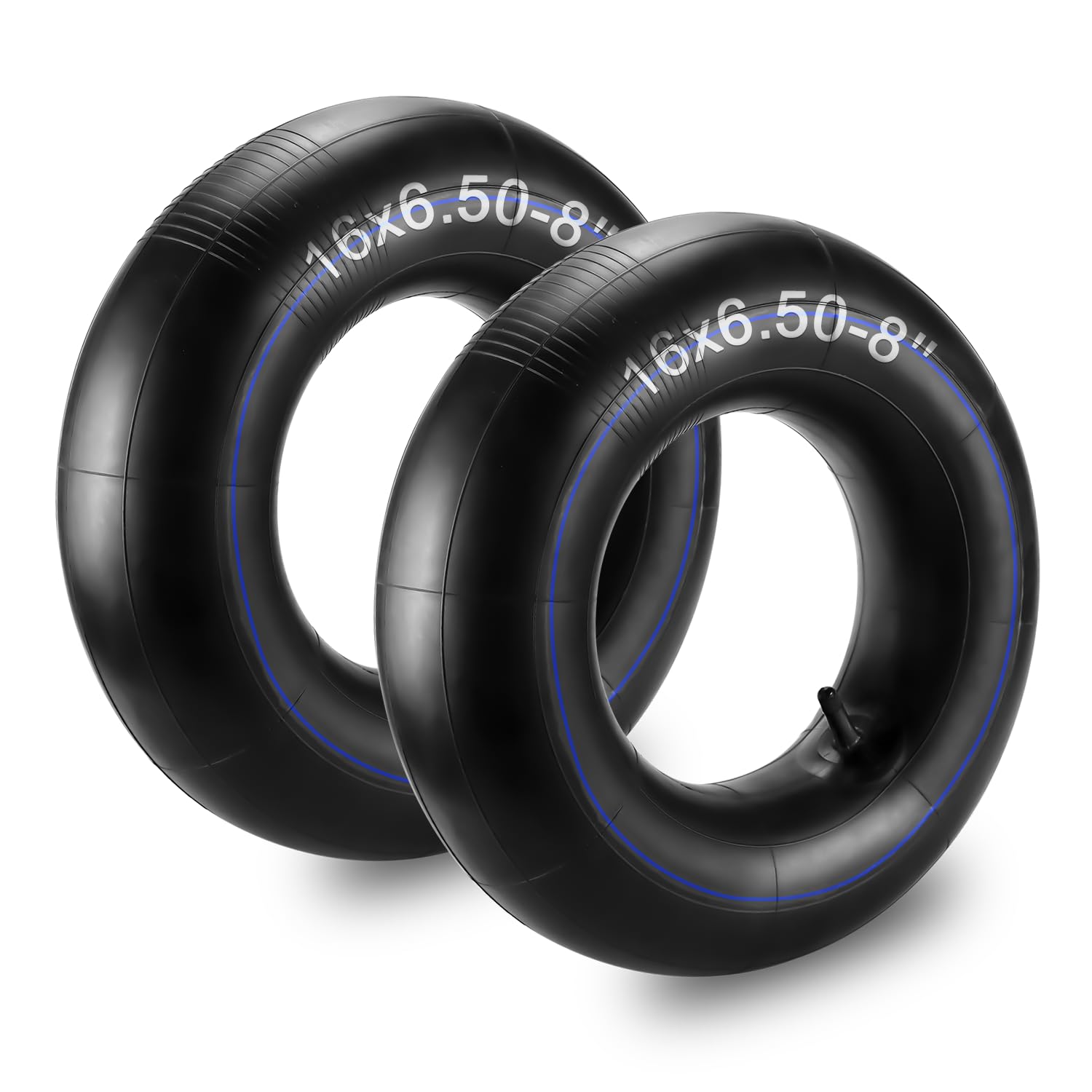 Heavy Duty 16x6.50-8, 16x7.50-8 Inner Tubes with TR-13 Straight Valve Stem by Cenipar, 16x650-8/16x750-8 Inner Tire Wheel for Heavy Duty Cart,Like Trunk,Tractor,Garden Carts,Golf Cart, Pack of 2