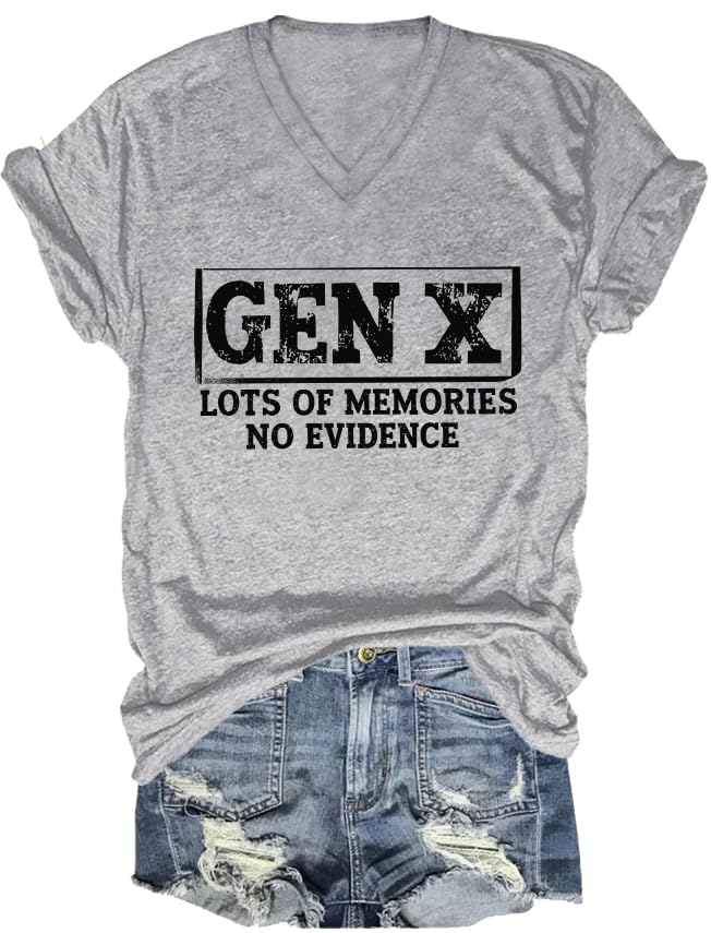 Smaoua Gen X T Shirt Women Grey
