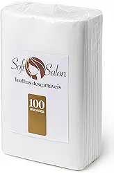 Toalha Descartável para Manicure e Pedicure - 100 Unidades - Ideal para Salão de Beleza - Prática e Higiênica