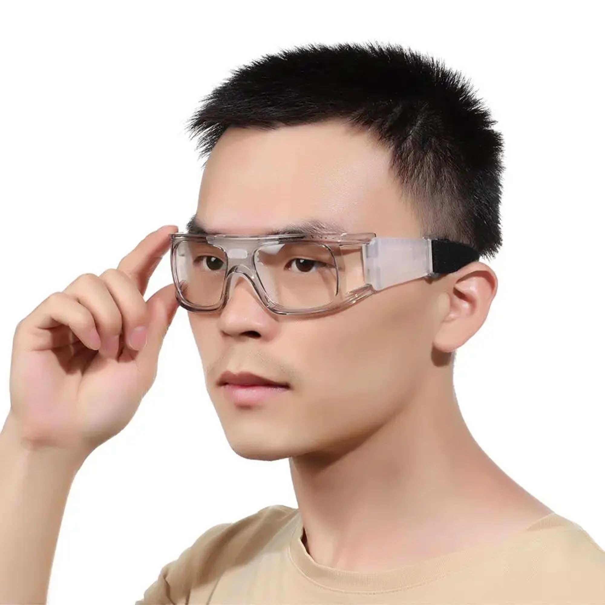 AUGEN Protective Safety Goggles Strong Lens Laboratory Safety Goggle Eye Protection Lightweight Eyewear Unisex Men Women (Grey, 07A)(Pack of 1) - Image 8 thumbnail