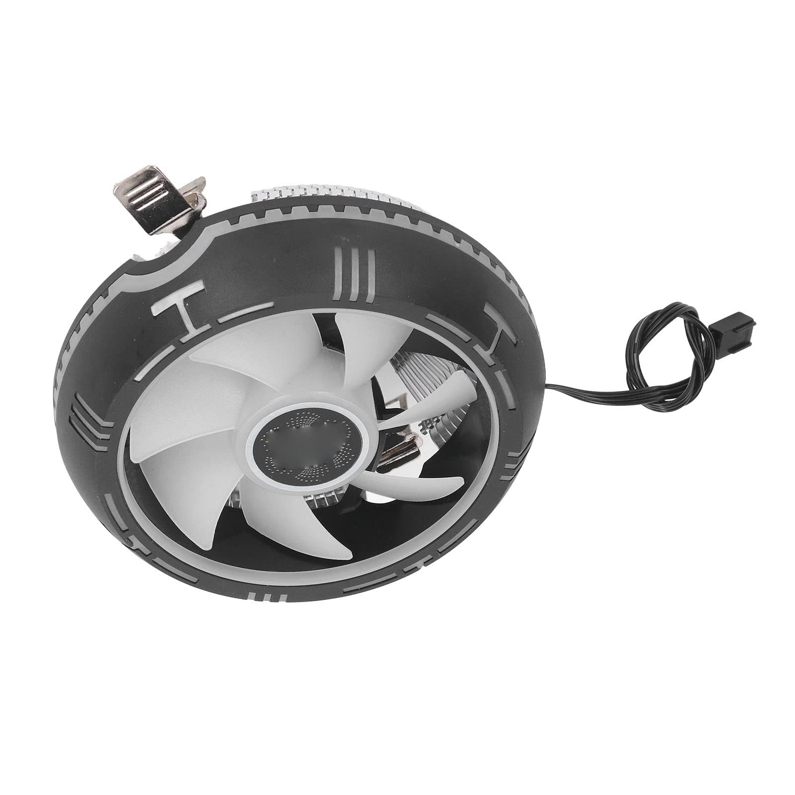 ViaGasaFamido Chłodnica Procesora Komputera Miedź Aluminium Wentylator Chłodzący Procesor Duża objętość Powietrza Cichy Radiator Rozpraszający Ciepło dla Użytkowników Komputerów Stacjonarnych