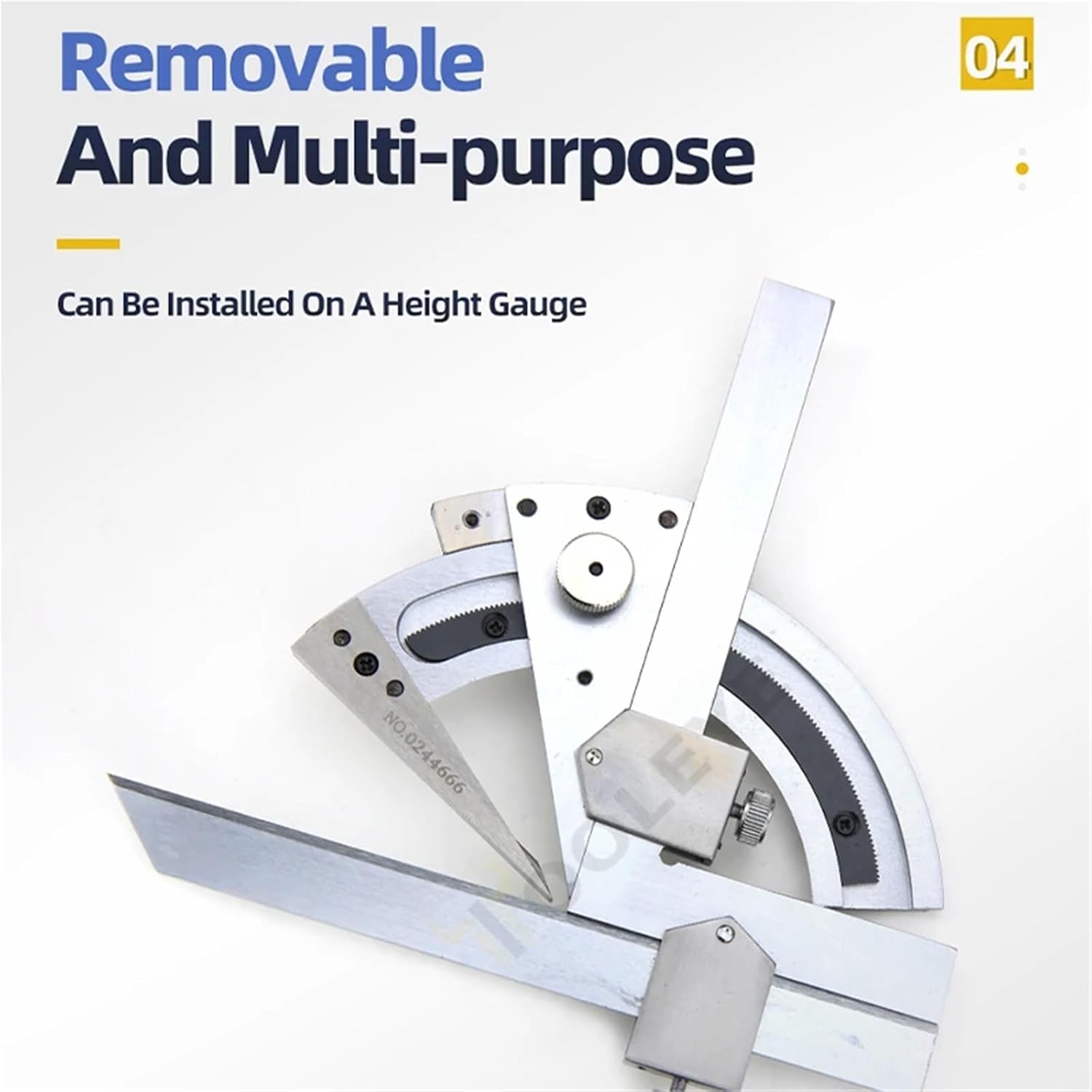 Universal Angle Ruler Multifunctional Ruler Square Measuring Instruments Angle Meter Woodworking Tools Angle Protractor(Box 320 Universal)