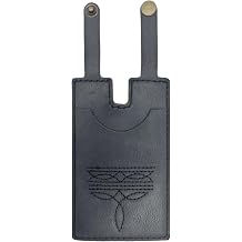 Boot Wallet for Women,Western Boot Wallet with Snap Strap,Leather Boot Wallet, Credit Card HolderBalck