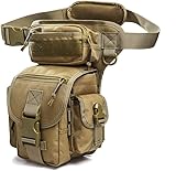 ANTARCTICA Waterproof Military Tactical Drop Leg Pouch Bag Type B Cross Over Leg Rig Outdoor Bike Cy
