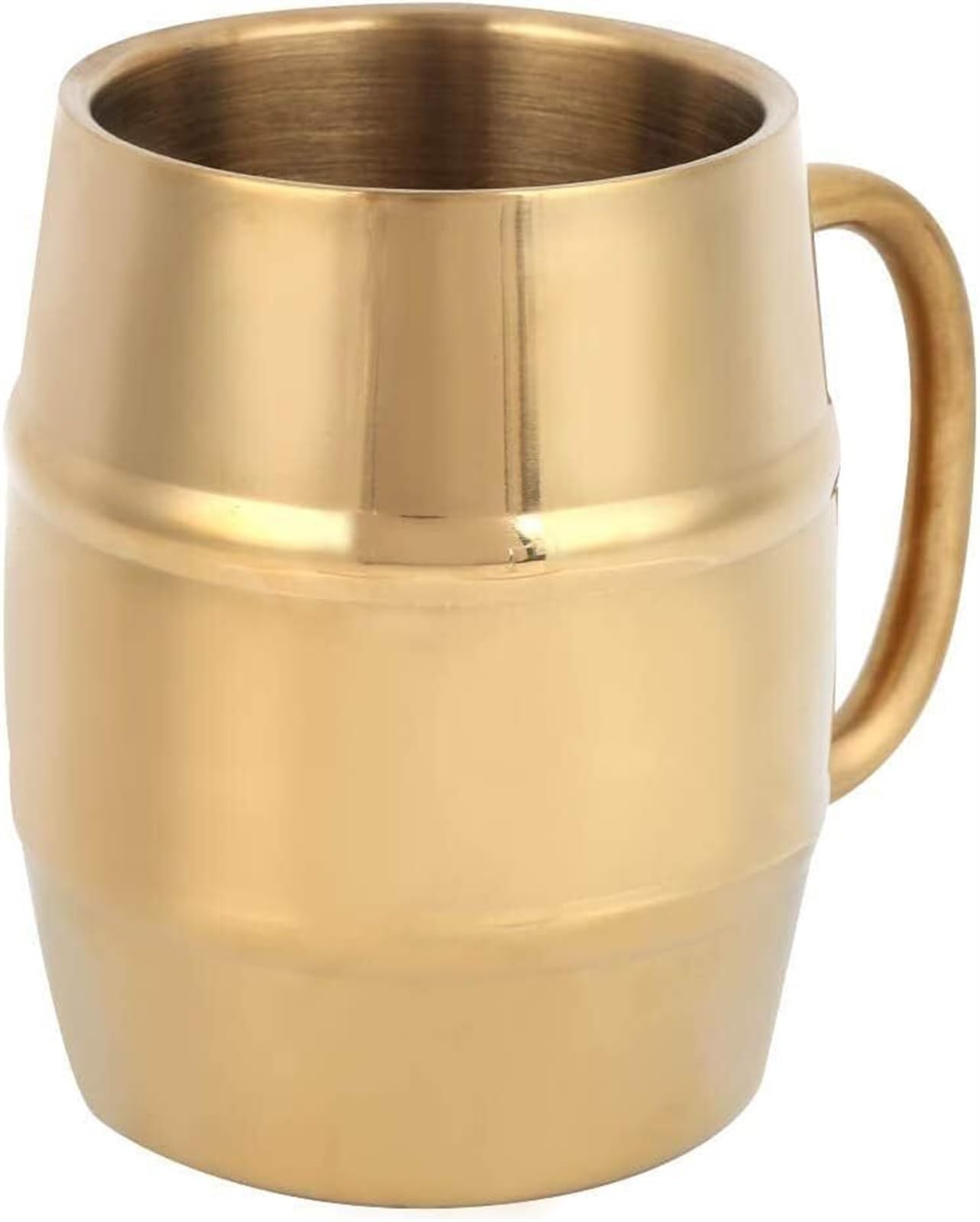 Jarras de cerveza personalizadas Jarras, Jarras de cerveza, Jarras de cerveza, Taza de café Tazas de café Taza de agua de acero inoxidable de doble capa for el hogar Taza de cerveza de café Taza de té