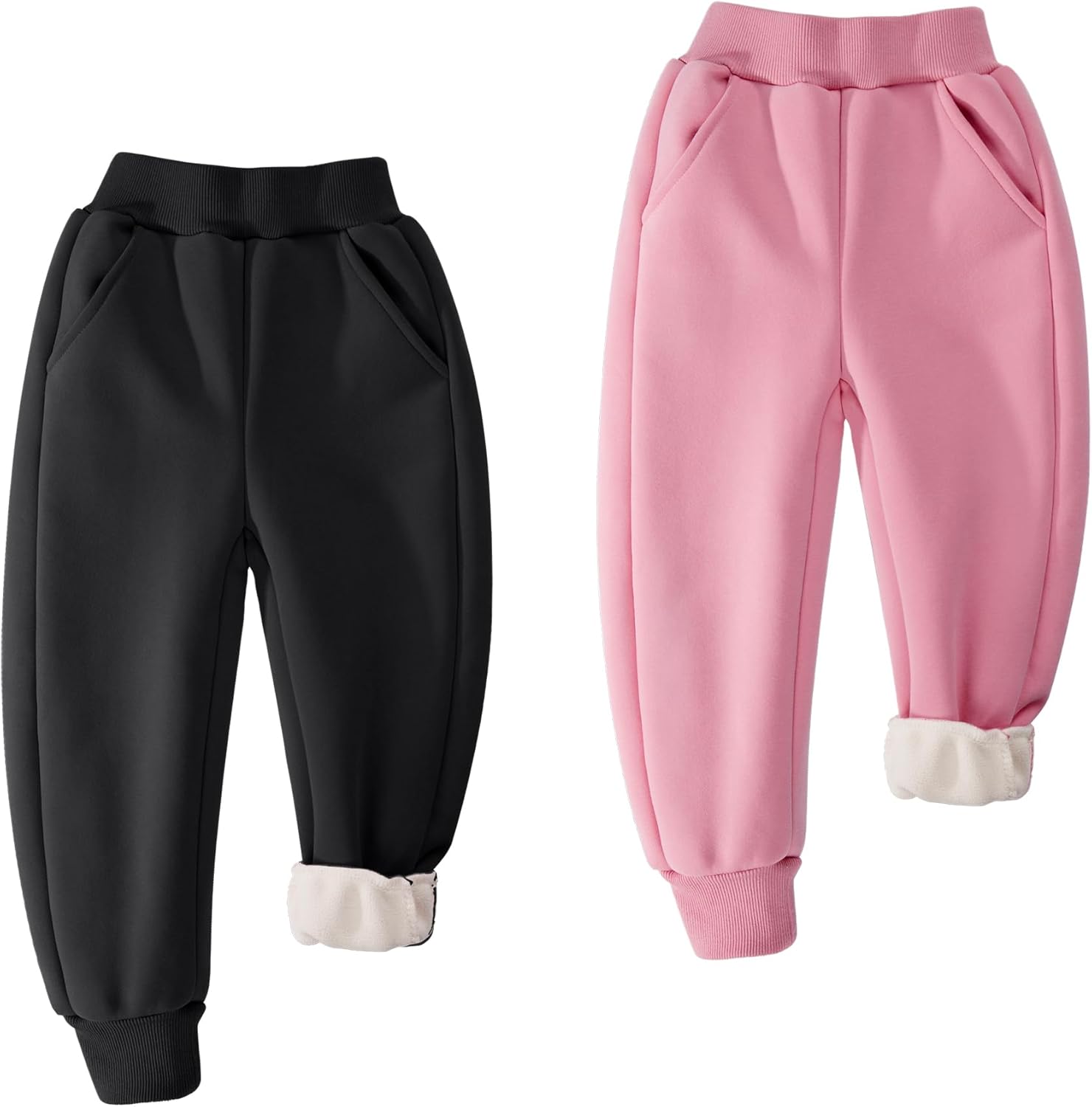YOUNGSOUL Jongens sportbroek gevoerde joggingbroek kinderen sweatbroek thermo broek, grijs, 122-128 YOUNGSOUL Jongens sportbroek gevoerde joggingbroek kinderen sweatbroek thermo broek, grijs, 122-128