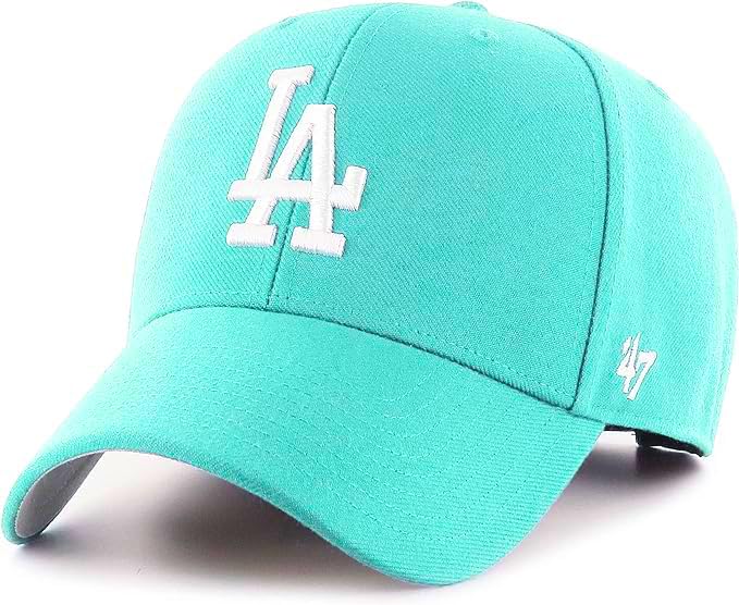 47 Los Angeles Dodgers MVP Adjustable Tiffany Blue Hat
