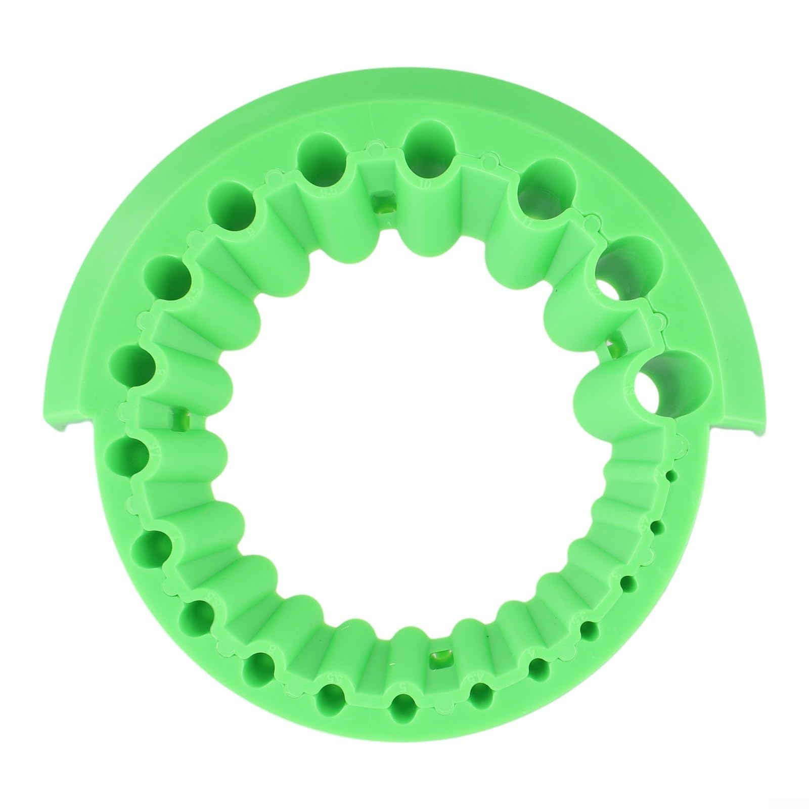 Afilador de brocas con 20 agujeros para amoladora angular de 115 125 mm, herramienta de pulido de plástico para brocas de 2 a 13 mm (verde)