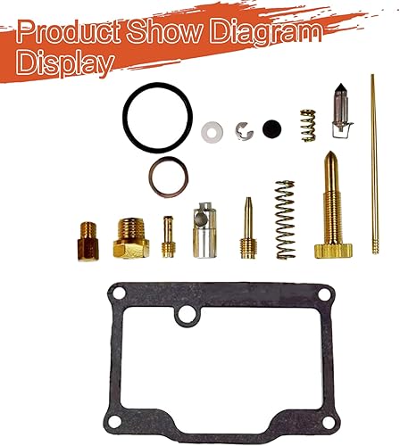 Miniatura 4 de labwork Kit de reparación de carburador de carbohidratos de repuesto para Polaris Trail Blazer 250 2001 2002 2003 2004 2005 2006