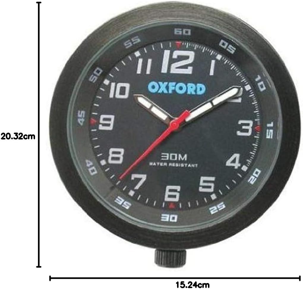 Oxford OF218B Analogue Clock with Dimensions