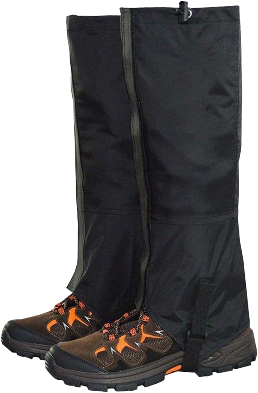 Leg Gaiters,Anti-Tear Shoe Gaiters for Men/Women,Boot Leg Gaiters for Walking Climbing Hunting Skiing,Ideal PPE for Backpackers,Campers,Climbers