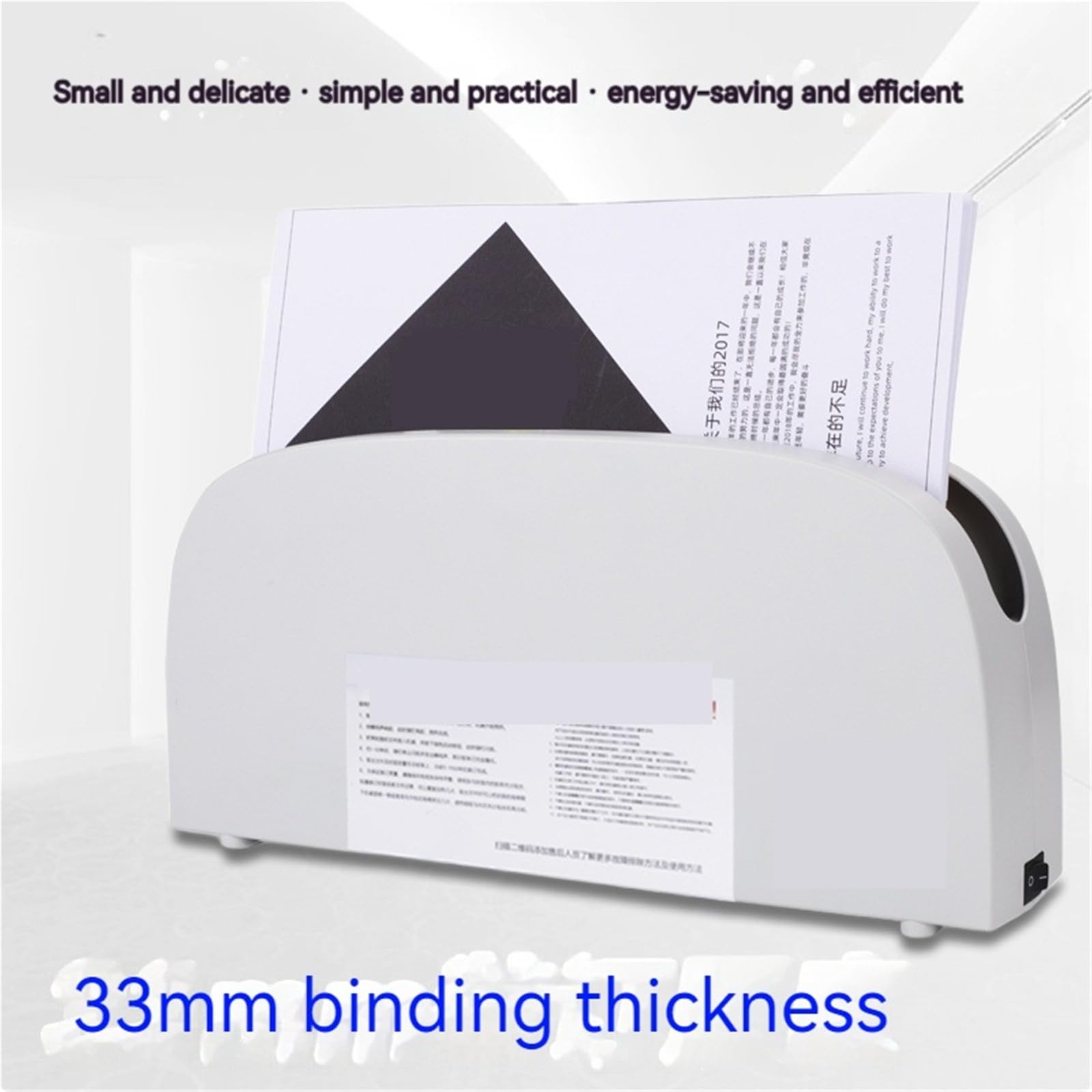 Bindemaschine, Heißschmelz-Bindemaschine, Bandversiegelung, Heißschmelzklebstoff, elektronische Installationsmaschine, maximale Breite von 33 mm
