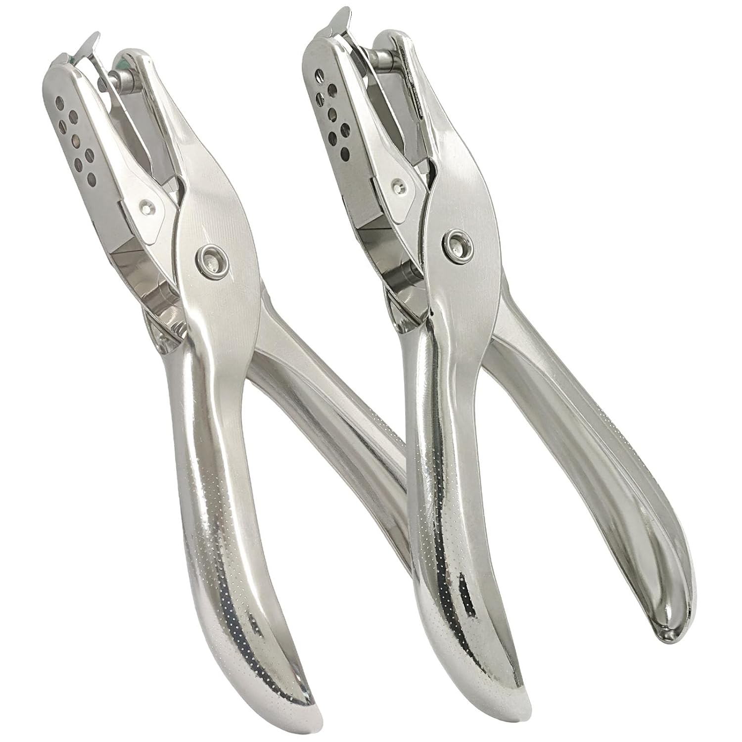 Bonsicoky Single Hole Punch, Set of 2, 1/8 Inch and 1/4 Inch