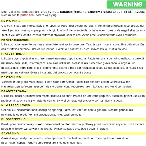 3 pares de máscaras para pies, calcetines para pies, calcetines para callosidades, mascarilla exfoliante para pies, cuidado natural y suave, mascarilla hidratante para pies para hombres y mujeres - imagen 3