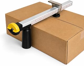 Cardboard Box Resizer Tool with Safety Blade, Carton Reducer | Carton sizer with scoring wheel and safety blade cover. Reduces box height for packing and shipping.