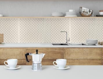 Tink 3 Boyutlu Duvar Paneli Kabartmalı Puantiye Desenli Pvc 41x41 cm/ 6 Adet /1 m²