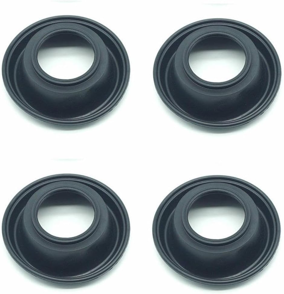 Carburetor Repair Kit 4PCS Slide Vacuum Membrane Diaphragms Compatible With ZX6R 6R G1 G2 J1 J2 J3 1998 1999 2000 2001 2002