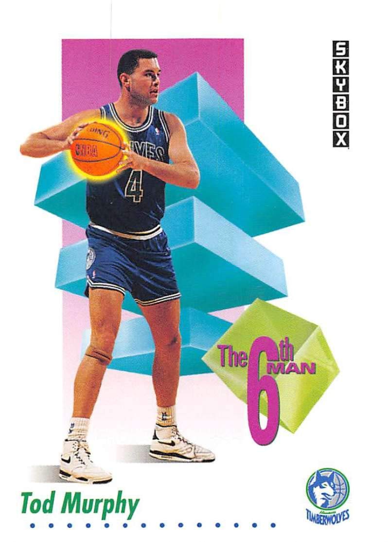 Amazon.com: 1991-92 SkyBox Basketball #447 Tod Murphy Minnesota