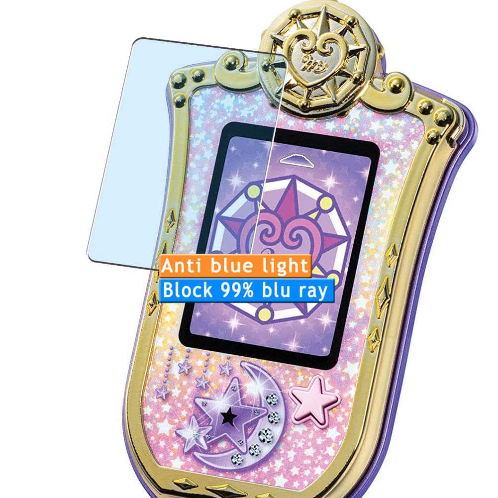 Vaxson 4-Pack Anti Blue Light Screen Protector, compatible with TAKARA TOMY magic × warrior Seriously Maho Purees! Majoka palette TPU Film Protectors Sticker [ Not Tempered Glass ]