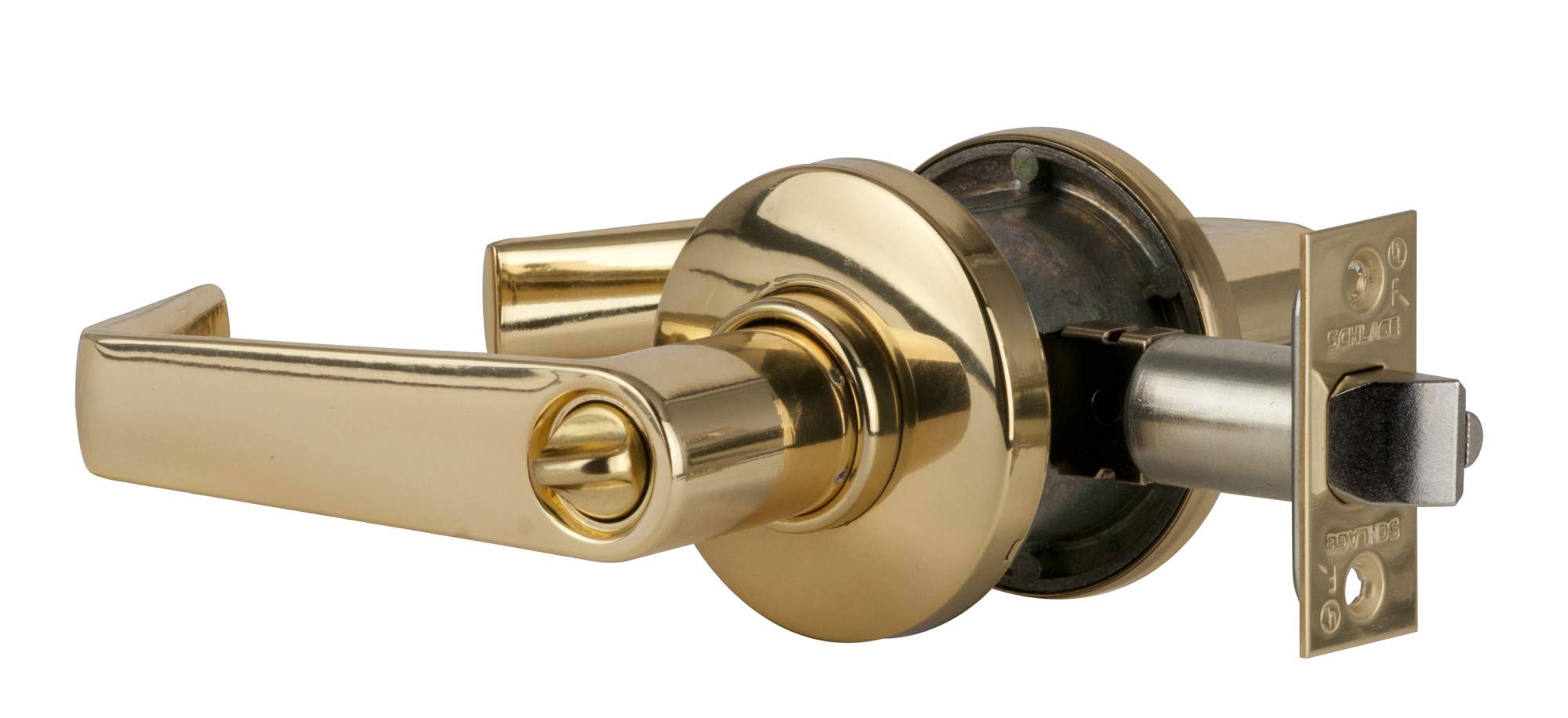 Schlage S51PD-SAT Saturn Heavy Duty Commercial Entrance Door Lever Set, Satin Chrome