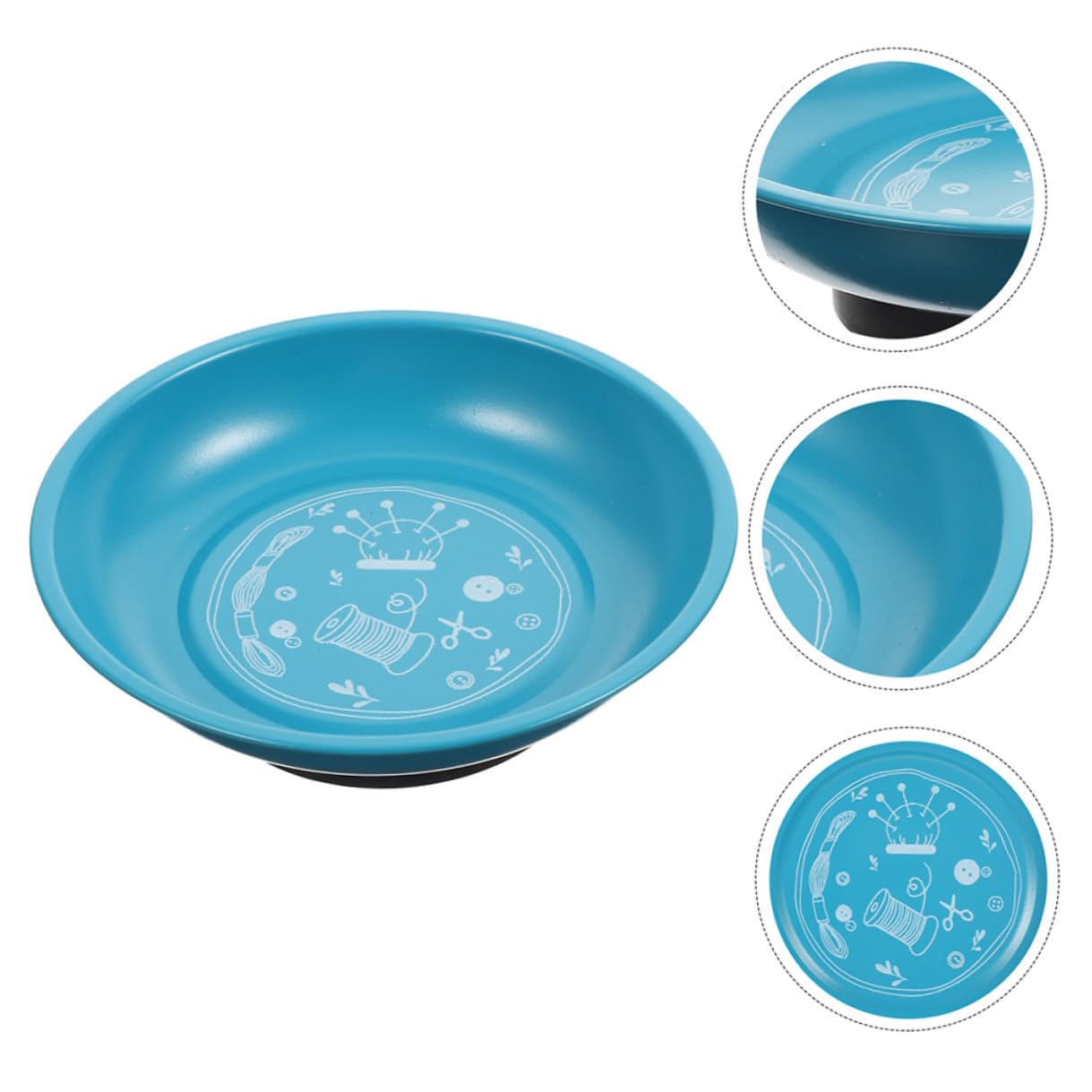 Sewroro 2 Piezas Alfiletero De Costura Contenedor Magnético Para Agujas Soporte Magnético Para Agujas De Bordar Accesorios De Costura Para Uso Casa Alfiletero Metálico Portátil