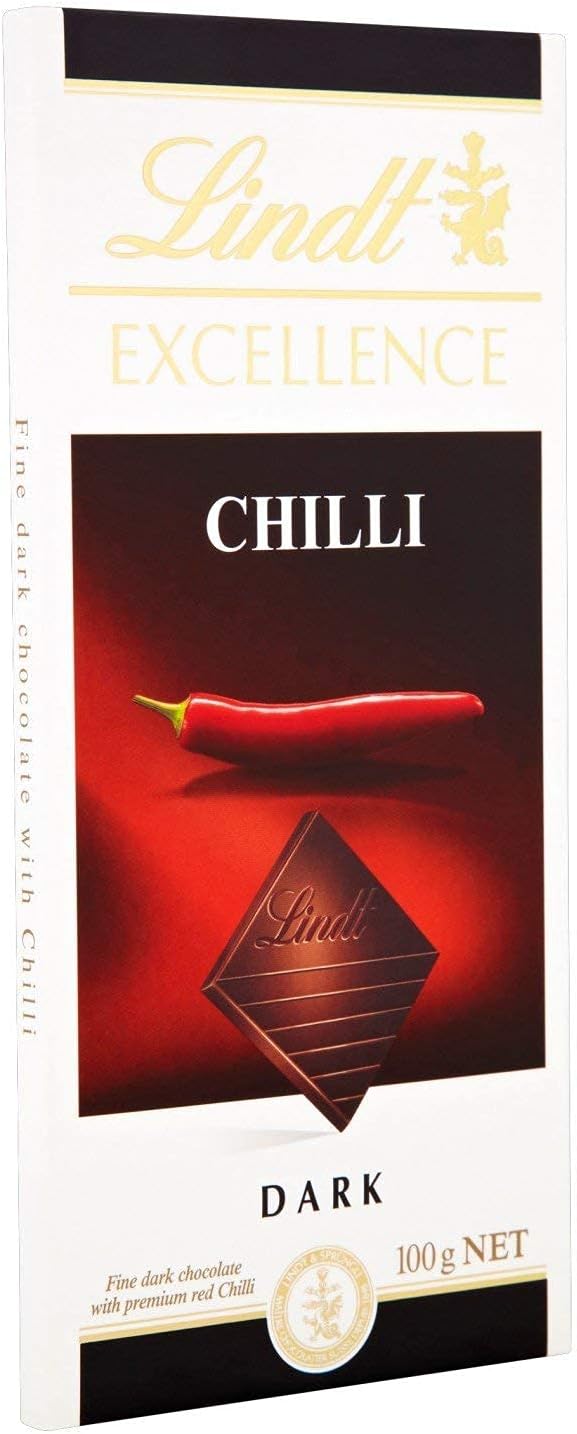 LindtExcellence Dark Chilli Chocolate, 100 gm (Pack Of 1)