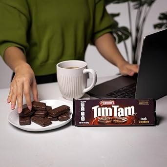 Sampler - Tim Tam Chocolate Biscuits - 6 Pack - 2 x Original, 1 x Dark, 1 x Double Coat, 1 x Chewy Caramel, 1 x White (Made in Australia)