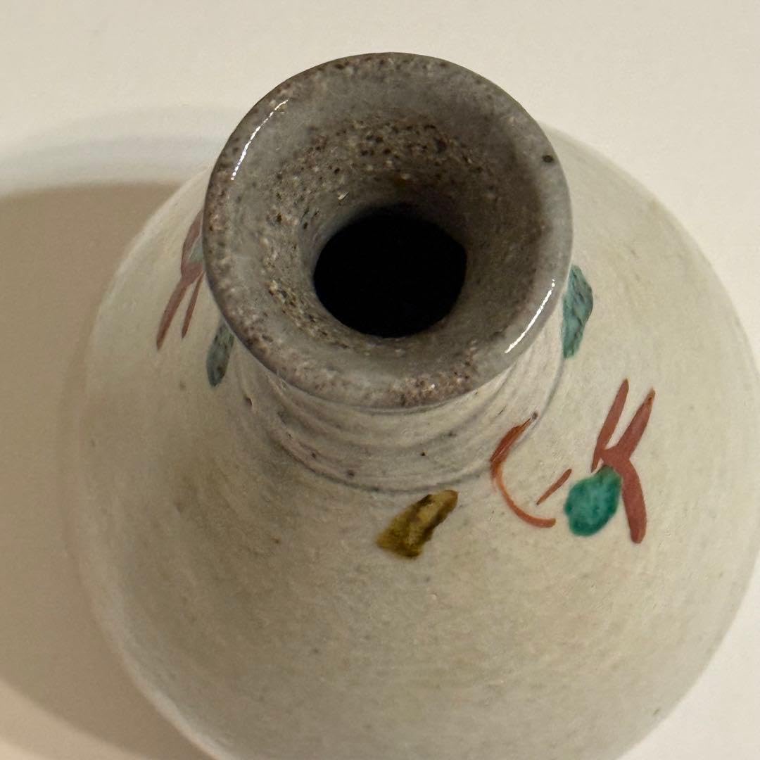 益子焼 金海窯 合田好道 赤絵刷毛目 徳利 酒器 共箱 益子焼 金海窯 合田好道 赤絵刷毛目 徳利 酒器 共箱 合田好道 ☆ 赤絵