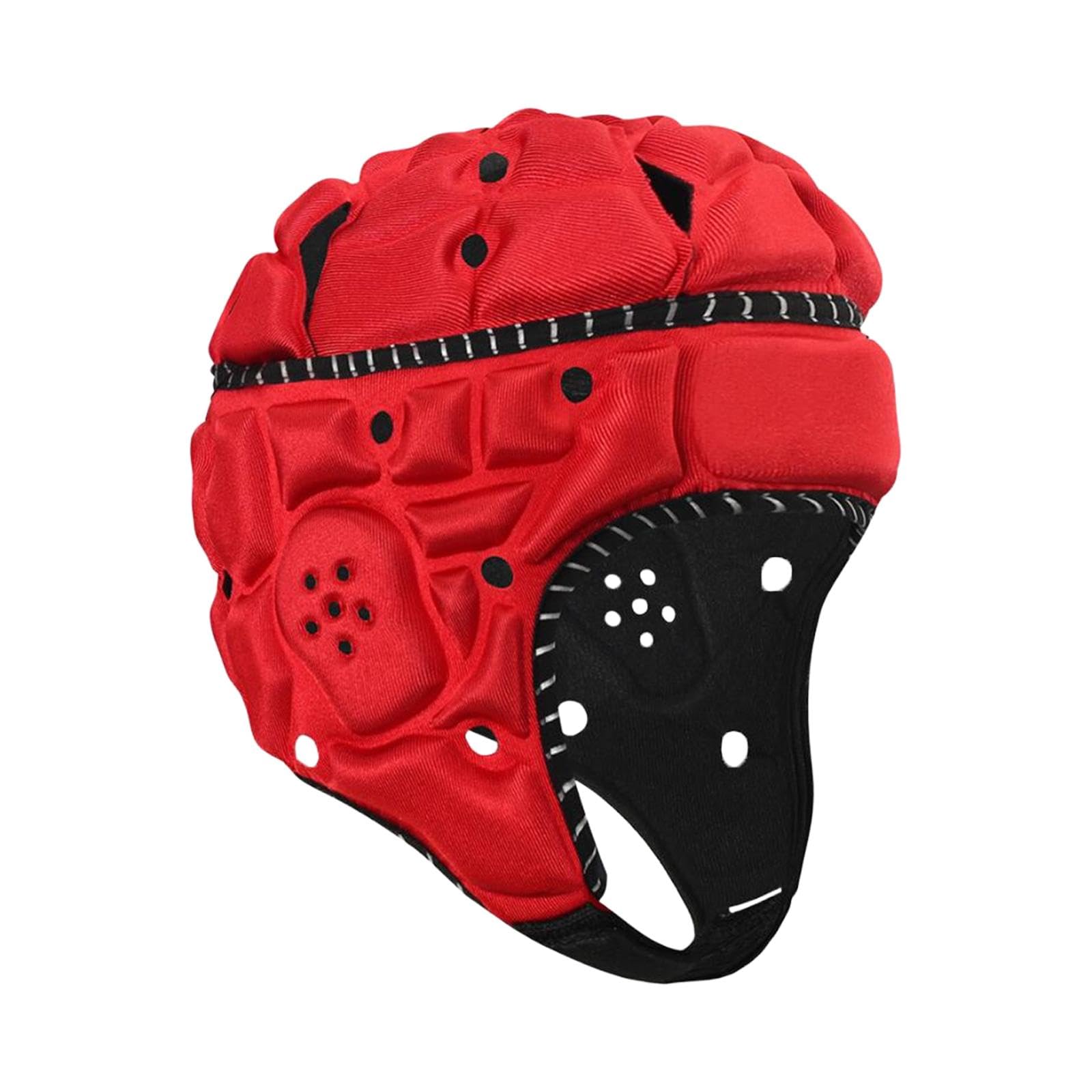 Rugby Casco Infantil con Protección Almohadilla Ligera Y Visibilidad Mejorada Elaborado en Poliéster Y Espuma Adecuado para Actividades Depor