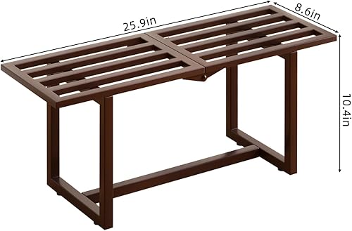 Miniatura 3 de Soporte de metal para plantas de interior (1 nivel café)