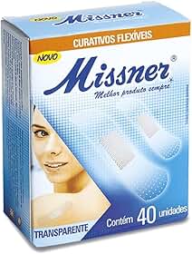 Curativo Transparente Flexível com 40 un Missner