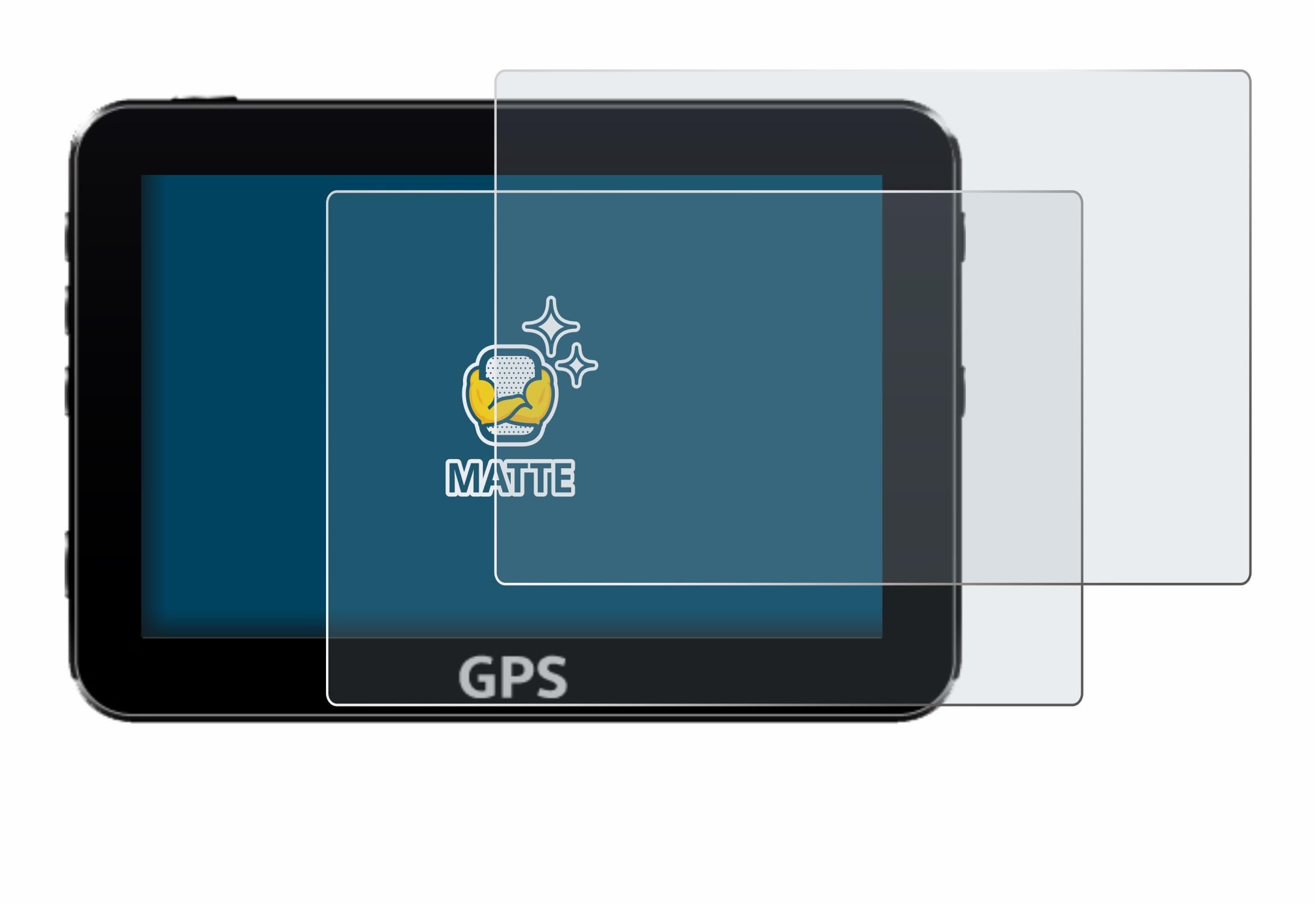 brotect Pellicola Protettiva Opaca 7" per GPS 17.8 cm (7,0 pollici) 154.8 mm x 87 mm 16:9 2 Pezzi