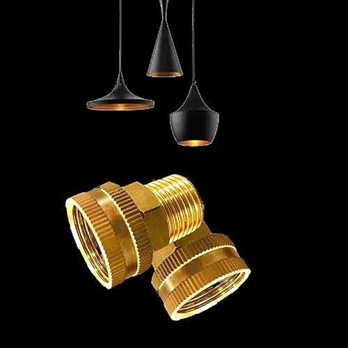 Miniatura 6 de YOUHO Adaptador de manguera de jardín 34 NPT macho x 34 pulgadas GHT (F) tubo de riego por goteo a grifo  Accesorios de conector reutilizables para