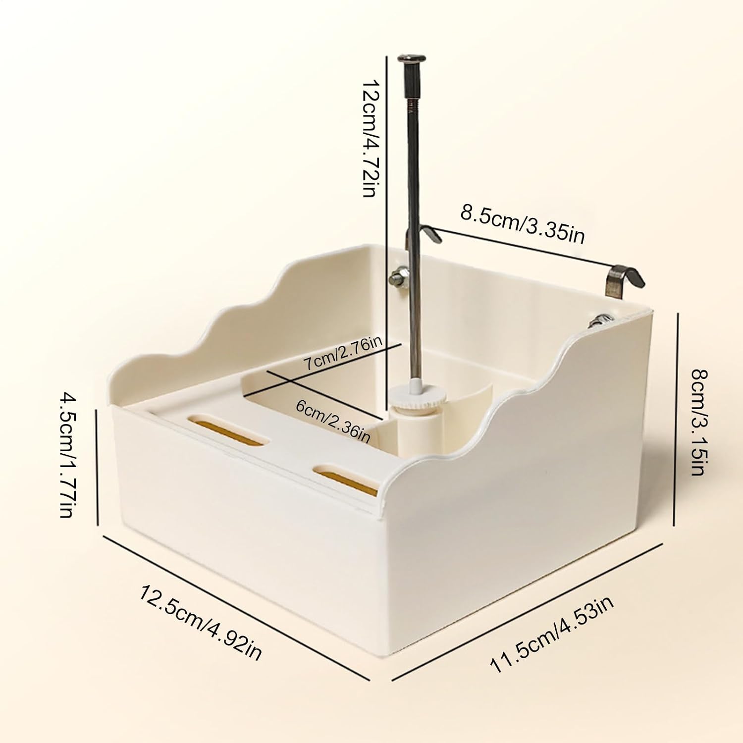Bird Food Feeder Multifunctional Pet Basin Bowl