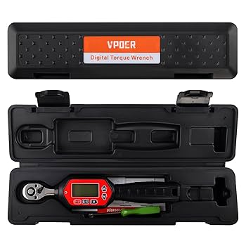VPOER Digital Torque Wrench 1/4-inch Drive, 0.22-7.37 ft-lbs