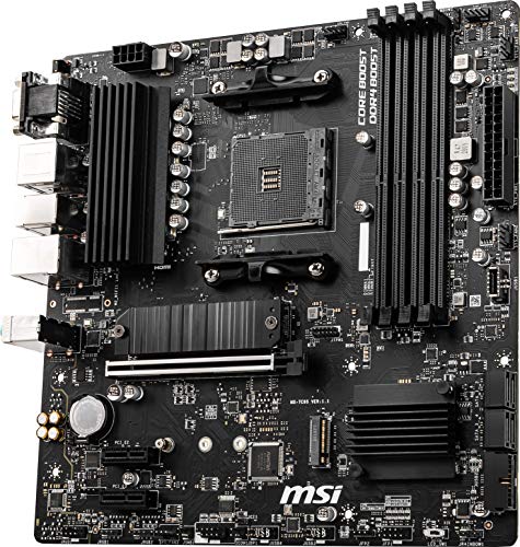 Image of MSI B550M PRO-VDH ProSeries Motherboard (AMD Ryzen 5000, AM4, DDR4, PCIe 4.0, SATA 6Gb /s, M.2, USB 3.2 Gen 1, Wi-Fi, Bluetooth, D-SUB /HDMI /DP, Micro-ATX)