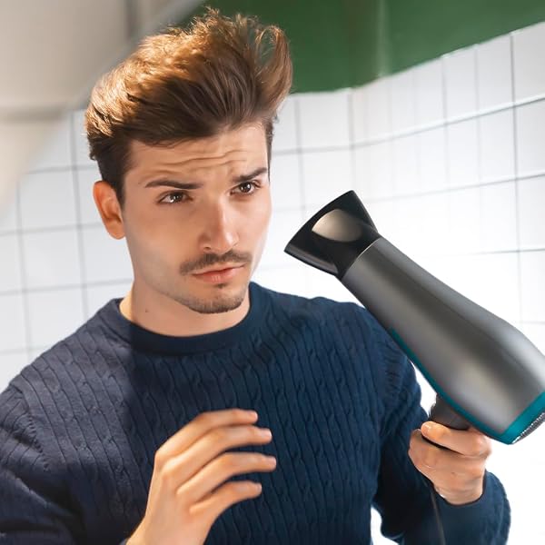 Cecotec Secador de Pelo Iónico Bamba IoniCare 5200 Aura Black. 2300W, Concentrador y Difusor, Cabello Sin Encrespamiento, Motor DC, Ion Real, Gran Caudal de Aire, 2 Velocidades y 3 Temperaturas - 5