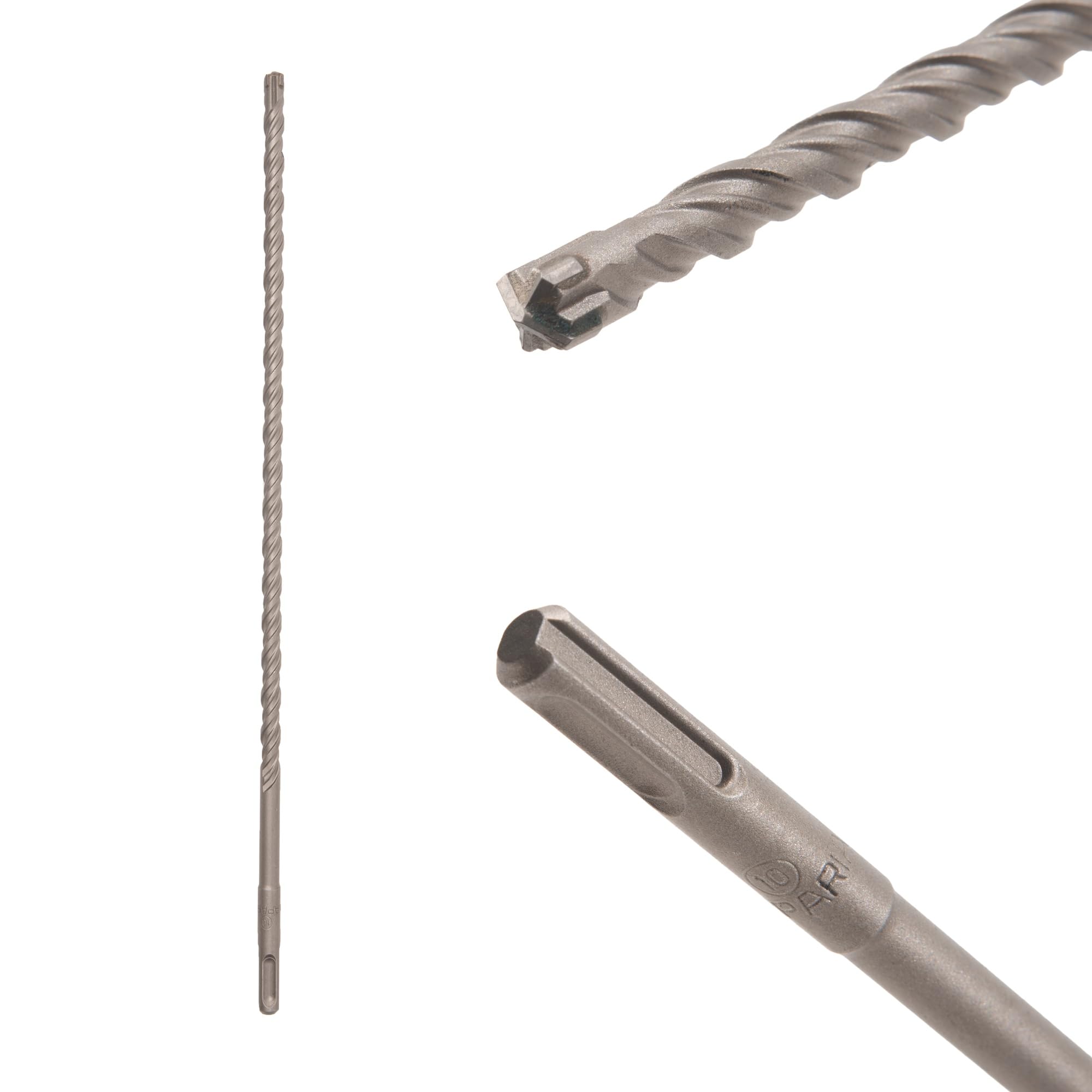 TAPARIA 10mm Cross Point Tip SDS Plus Hammer Drill Bit for Concrete/Masonry Drilling (HDC 10400, 10x340x400 mm)-Home, DIY, Professional, Construction, Brick, Wall-Drilling-image-46