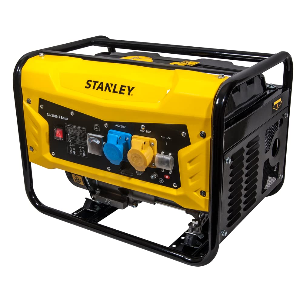 Stanley Black Sg2400 Dual Voltage 2100W Frame Generator 110/230V, Sg2400-2